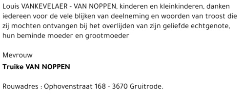 Truike Van Noppen