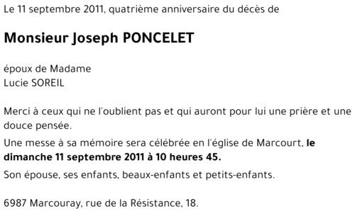 Joseph PONCELET