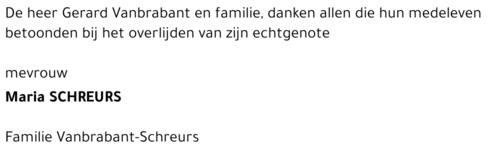 Maria Schreurs