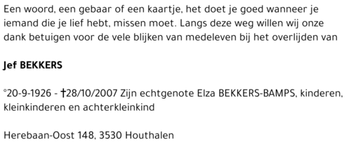 Jef Bekkers