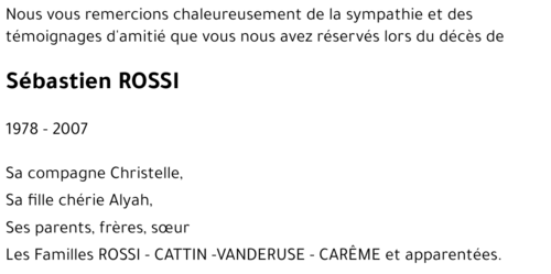 Sébastien ROSSI