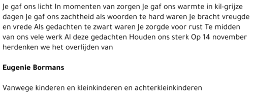 Eugenie (Nieke) Bormans