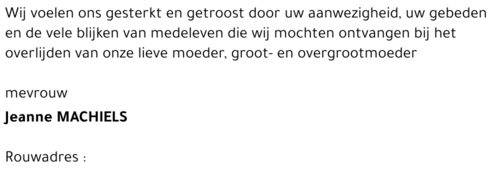 Jeanne Machiels