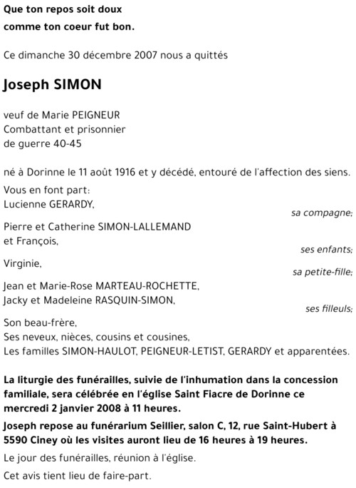 Joseph SIMON
