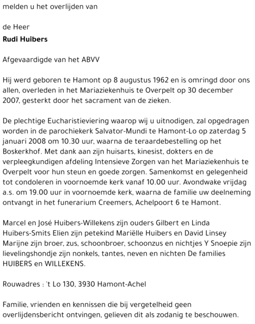 Rudi Huibers