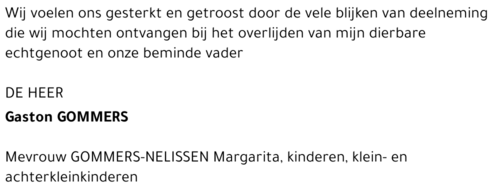 Gaston (Henri) Gommers