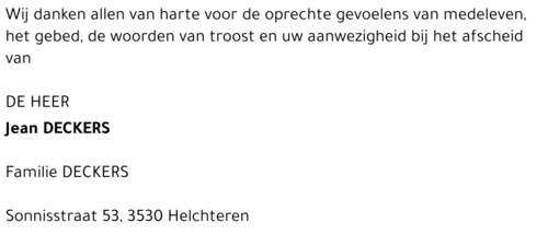 Jean Deckers