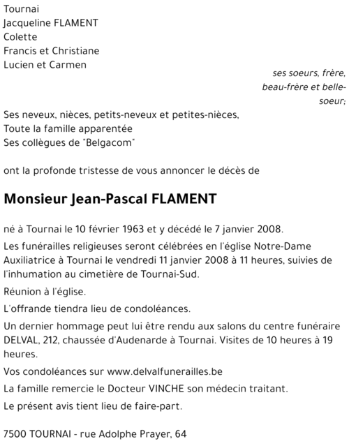 Jean-Pascal FLAMENT