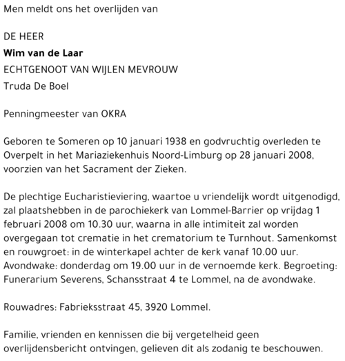 Wim Van de Laar