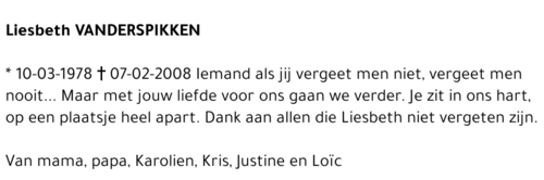 Liesbeth Vanderspikken