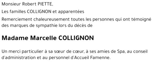 Marcelle COLLIGNON