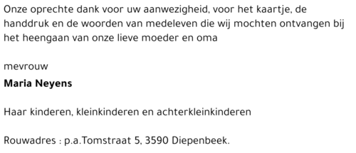 Maria NEYENS