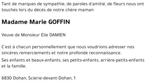Marie GOFFIN