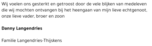 Daniel (Danny) Langendries