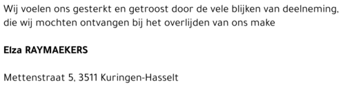 Elza (Make) Raymaekers