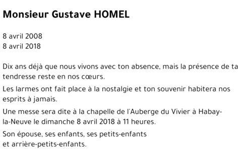 Gustave HOMEL