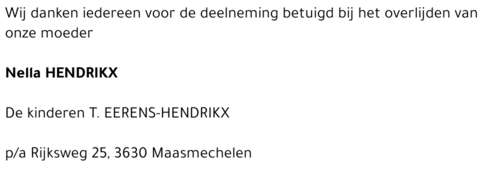 Nella Hendrikx