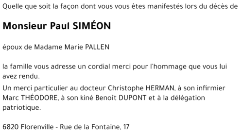 Paul SIMEON