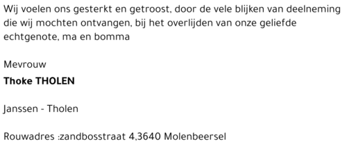 Thoke Tholen