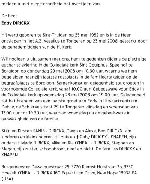 Eddy Dirickx