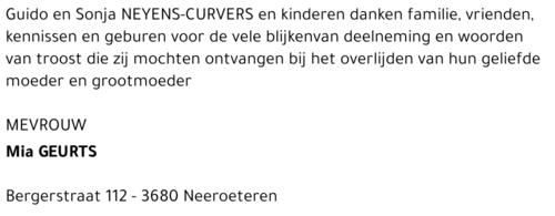 Mia GEURTS