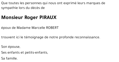 Roger PIRAUX
