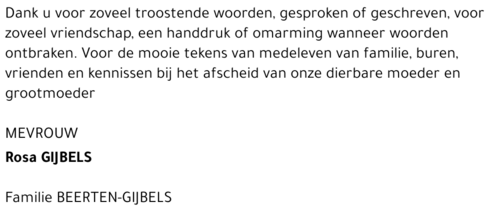 Rosa Gijbels
