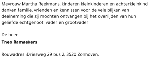 Theo Ramaekers