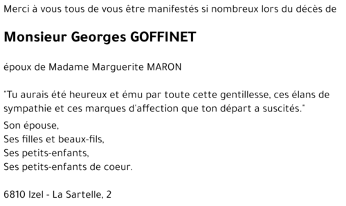 Georges GOFFINET