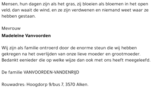 Madeleine Vanvoorden