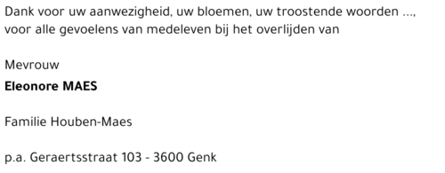 Eleonore MAES