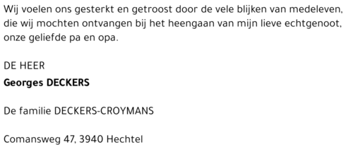 Georges Deckers