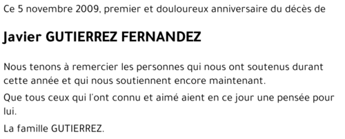 Javier GUTIERREZ FERNANDEZ