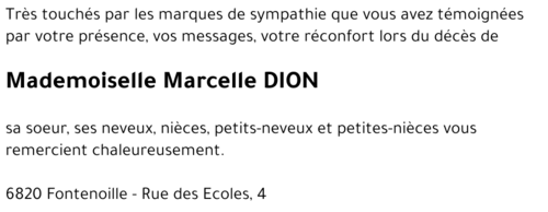 Marcelle DION