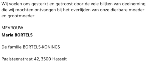 Maria Bortels