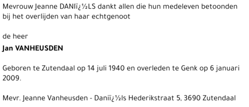 Jan Vanheusden