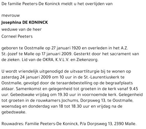 Josephina De Koninck