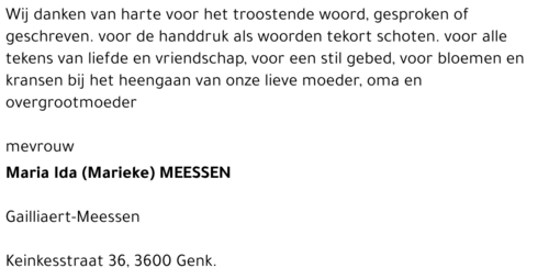 Maria Ida MEESEN