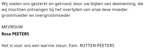 Rosa Peeters