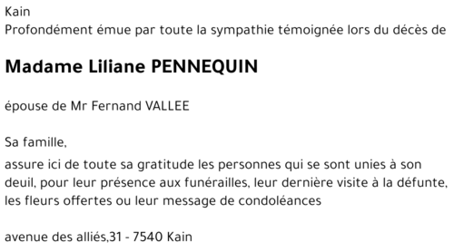 Liliane PENNEQUIN