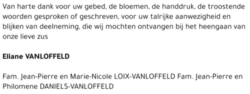 Eliane Vanloffeld