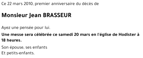 Jean BRASSEUR