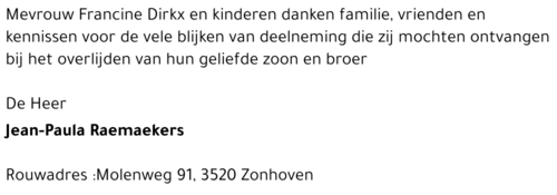 Jean-Paul Raemaekers