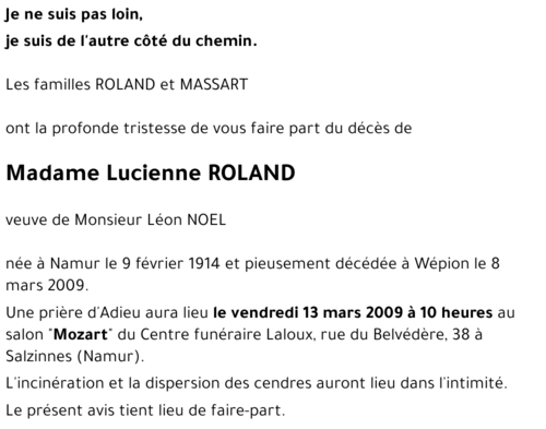 Lucienne ROLAND