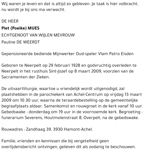 Piet Mues