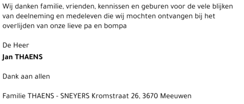 Jan Thaens