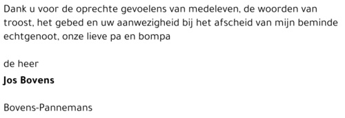 Jos Bovens