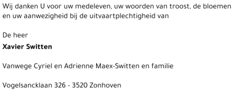 Xavier Switten
