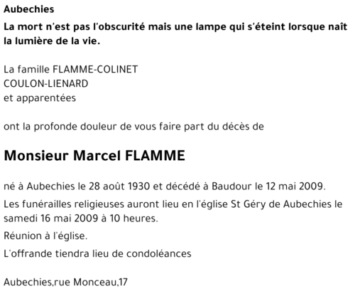 Marcel FLAMME