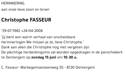 Christophe FASSEUR
